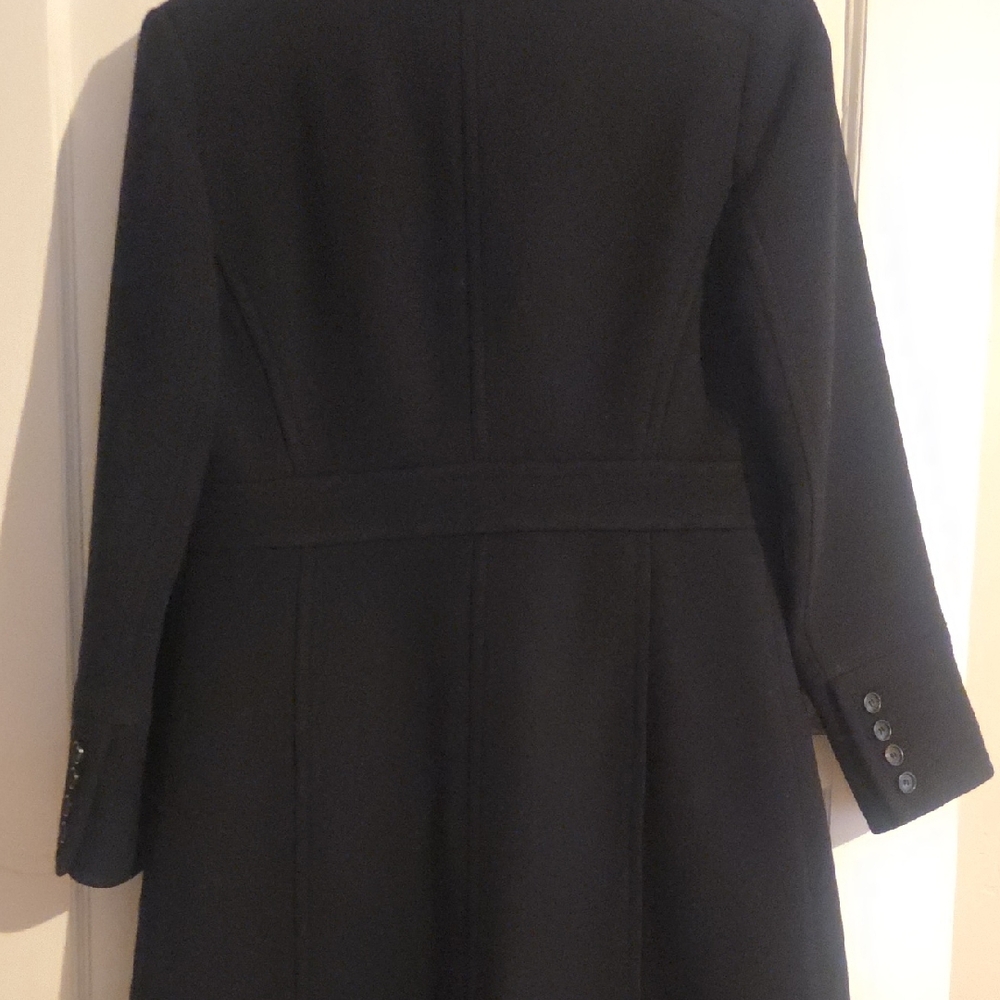 J. Crew Black Wool Long Coat - Picture 11 of 16